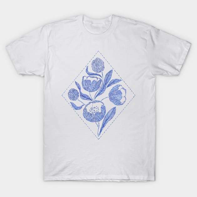 Peony T-Shirt by DenesAnnaDesign